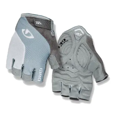 (L, Titanium / Grey White) Giro Strade Massa Supergel Ladies Road Cycling Mitt