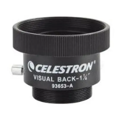 93653-A 1.25 inch Visual Back Metal Adapter - Threads Onto Celestron 5" to 11" Schmidt Cassegrai