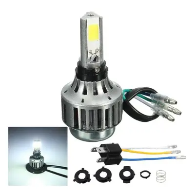 H4 32W 3000lm 6000K Hi/Lo Lamp COB Motorcycle LED Headlight Bulb