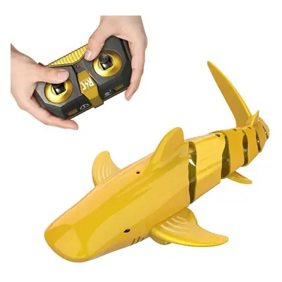 2.4Ghz RC Golden Shark Boat Robot Radio Simulation Waterproof Electronic Remote Control Swimming