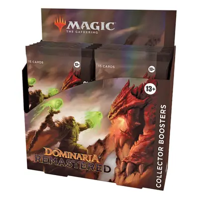 Magic: The gathering Dominaria Remastered collector Booster Box count (Pack of 1)