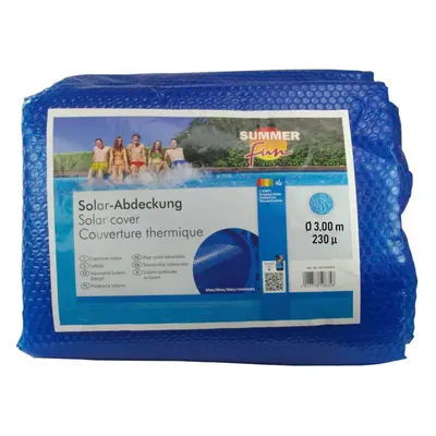 Summer Fun Summer Pool Solar Cover Round 300cm PE Blue Protective Dust Padding