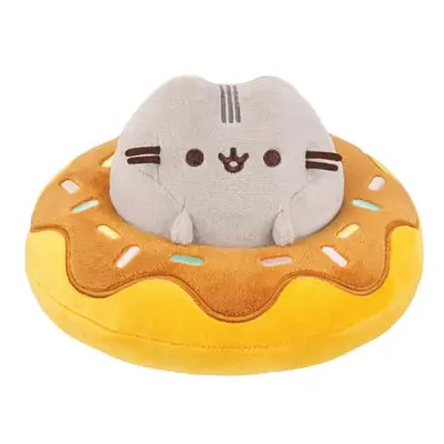 61573, Pusheen ina Chocolate Donut, 5in, Soft Toy, Multicolour