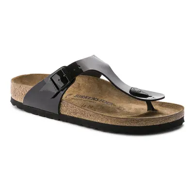 Birkenstock Gizeh Birko-Flor Black Patent Regular Fit