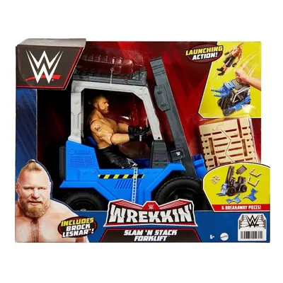 Mattel WWE Wreckin Slam N Stack Forklift Toys