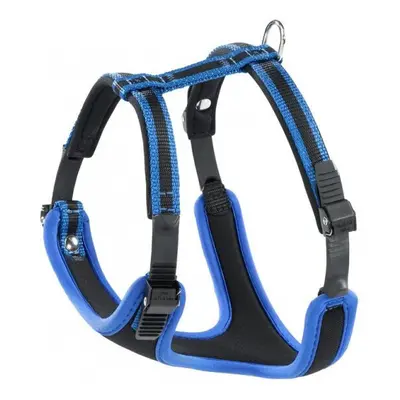 dog harness Ergocomfort cm nylon black/blue