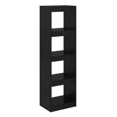 (black, x x 135.5 cm) vidaXL Book Cabinet/Room Divider Storage Book Rack Bookshelf Solid Wood Pi