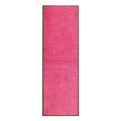 vidaXL Doormat Washable Pink Home Garden Barrier Entrance Rug for Front Door