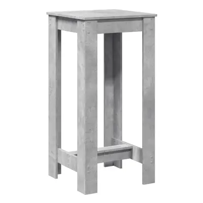 vidaXL Bar Table Kitchen Pub Table Bistro Table Concrete Grey Engineered Wood