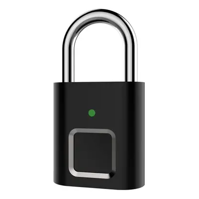 Smart Fingerprint Lock Security Keyless Padlock For Door Box Bag USB Charging