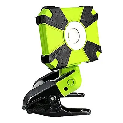 LED Rechargeable Mini Clamp Work Light Watts Green