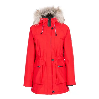 (12, Red) Trespass Womens Waterproof Jacket Raincoat Caption