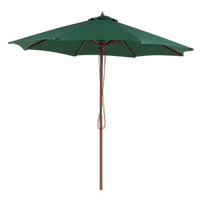 Garden Parasol 2.7 m Green TOSCANA