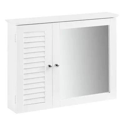 SoBuy BZR55-W, Bathroom Wall Mirror Cabinet, Wall Mounted Cabinet