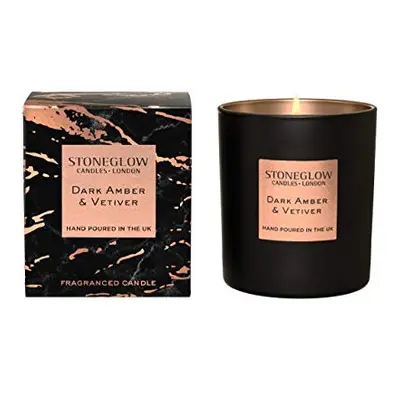 Seasonal Scents LUNA Dark Amber & Vetivert Tumbler Candle- Boxed