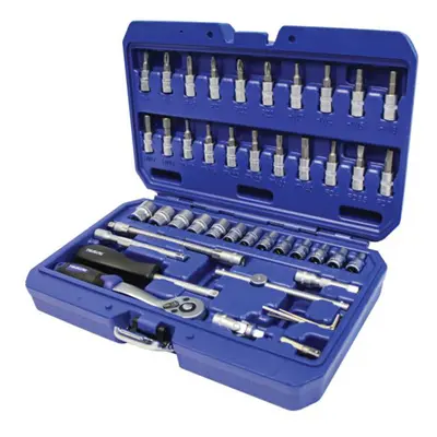 Faithfull 1/4in Drive Socket Set (46 Piece)