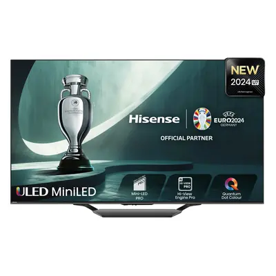 Hisense 55U7NQTUK Inch MiniLED 4K Ultra HD Smart TV Bluetooth WiFi