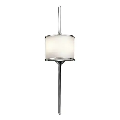 Twin Wall Light Sconce Polished Chrome LED G9 3.5W Bulb