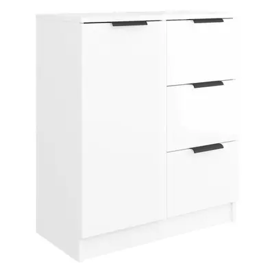 (high gloss white) vidaXL Sideboard Console Cabinet Storage Cupboard Highboard Engineered Wood