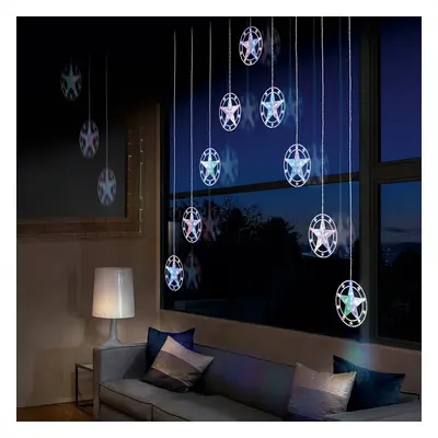 1.2m Indoor Colour Changing LED Christmas Curtain Window Light Decoration