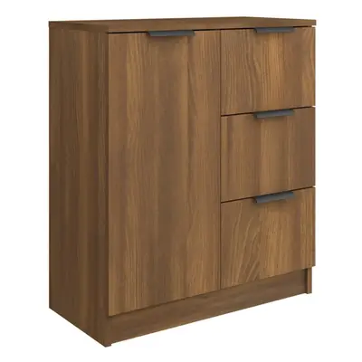 (brown oak) vidaXL Sideboard Console Cabinet Storage Cupboard Highboard Engineered Wood