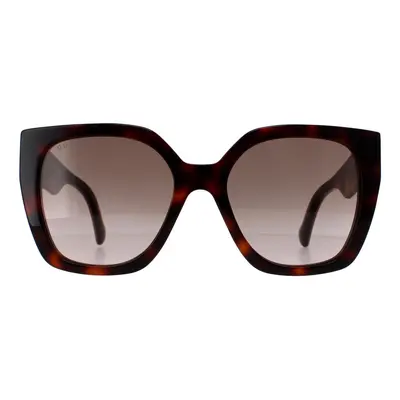 Gucci Sunglasses GG1300S Havana Crystal Brown Gradient