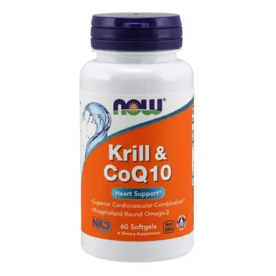 NOW Foods Krill & CoQ10 - softgels