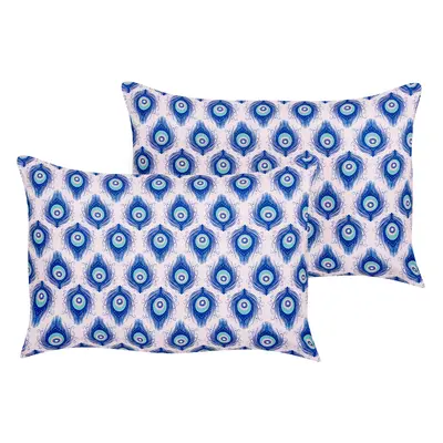 Set of Outdoor Cushions Animal CERIANA x cm Blue