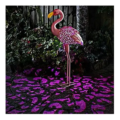 Solar Power LED Flamingo Light Garden Decoration Ornament Exotic Bird