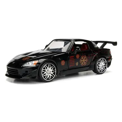 Jada Toys Fast & Furious 1:24 Johnny's Honda S2000 Die-cast Car, Toys for Kids and Adults, Black