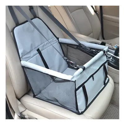 (Silver, 40x30x25cM) Pet Dog Car Seat Carrier Bag