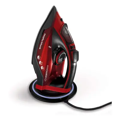 Morphy Richards Cordless Steam Iron easyCHARGE Cord-Free, W, Red/Black