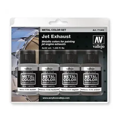 VAL77602 - AV Vallejo Metal Color Set - Jet Exhaust