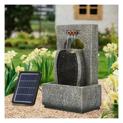 Outdoor Solar-Powered Water Fountain Decor