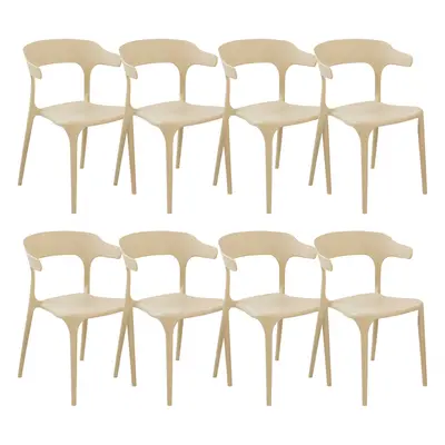 Set of Dining Chairs GUBBIO Sand Beige