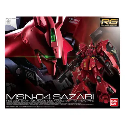 1/144 Gundam MSN-04 Sazabi Mobile Suit Real Grade scale model kit