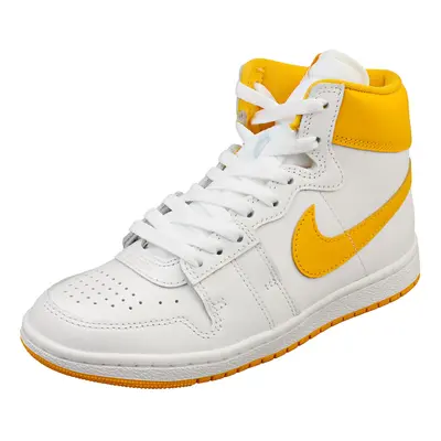 (5) Nike Jordan Air Ship Mens Fashion Trainers in White Yellow