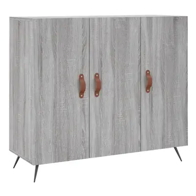 (grey sonoma) vidaXL Sideboard Storage Cabinet Side Cabinet Cupboard White Engineered Wood