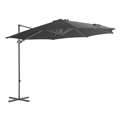 vidaXL Cantilever Garden Parasol with Steel Pole Outdoor Umbrella Anthracite