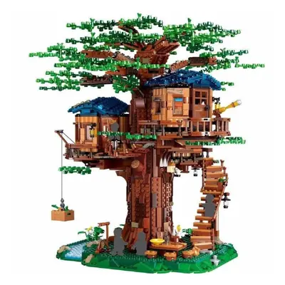 Four Seasons Tree House Scene Jungle Building Block IDEAS Series MOC Building Model Bricks Assem