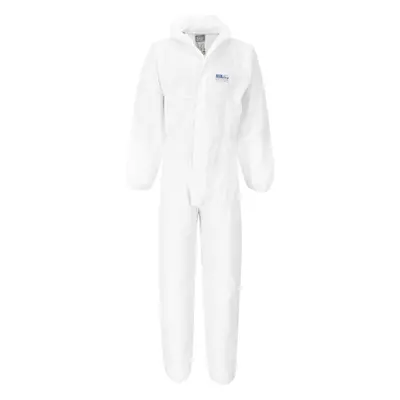 (White, L) Portwest BizTex SMS 5/6 FR Coverall