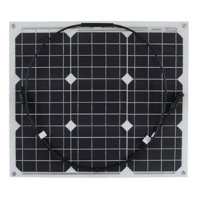 (30w White, Solar Panel Only) 30/50/100w Flexible Solar Panel PV Photo-voltaic Boat Marine Carav