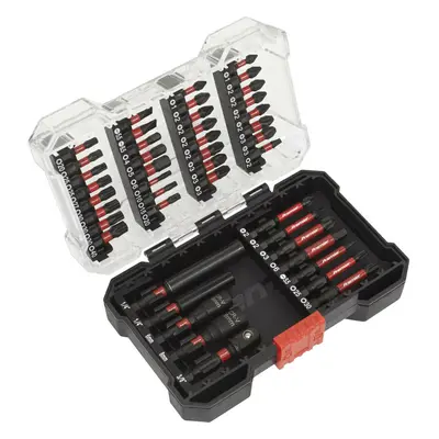 44 Piece Impact Grade Power Tool Bit Set - S2 Steel Bits - Plastic Storage Case