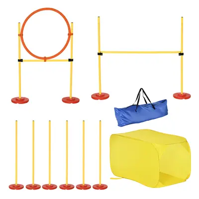 PawHut Outdoor PC Dog Pet Agility Training Garden Starter Obstacle Set for Dog