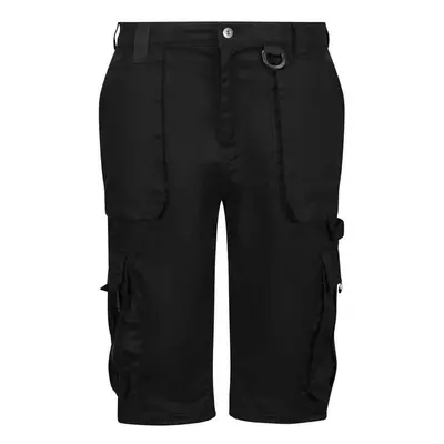 (36R, Black) Regatta Mens Pro Utility Cargo Shorts