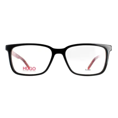 Hugo by Hugo Boss Glasses Frames HG1010 OIT Black with Red Men