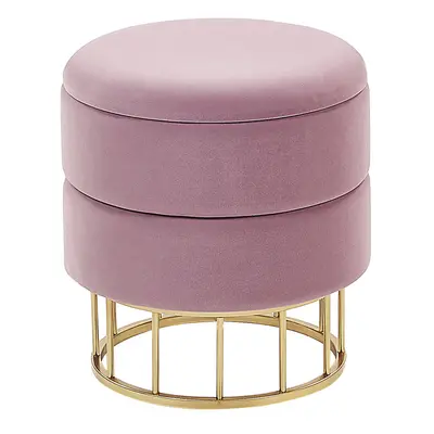 Storage Pouffe Pink ELGIN