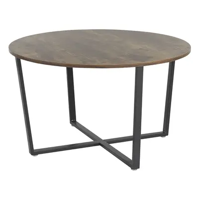 Coffee Table Dark Wood with Black ORICK