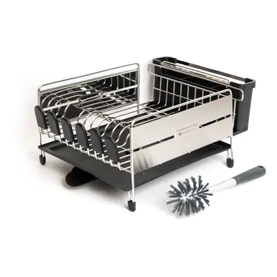 MasterClass Deluxe Stainless Steel Dish Drainer, Large, 44.5x34x19.5cm