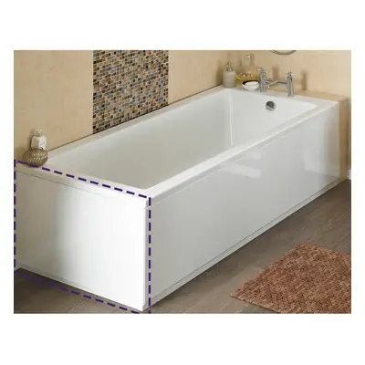 Modern mm White MDF End Bath Panel